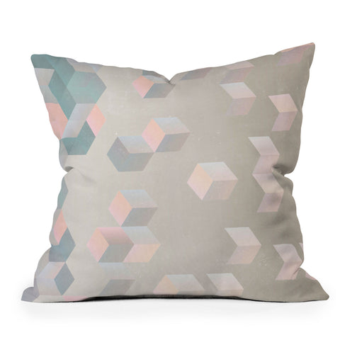 Emanuela Carratoni Exagonal Geometry Outdoor Throw Pillow