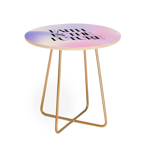 Emanuela Carratoni Faith the Future Round Side Table