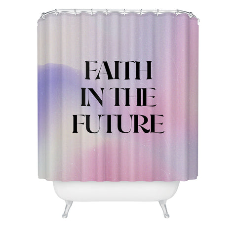 Emanuela Carratoni Faith the Future Shower Curtain