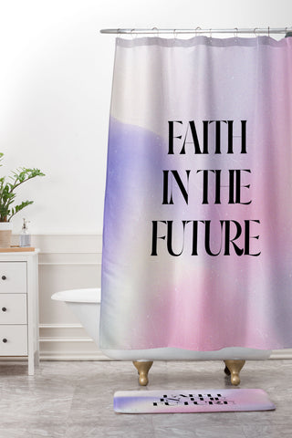 Emanuela Carratoni Faith the Future Shower Curtain And Mat