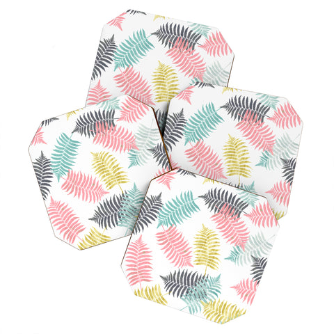 Emanuela Carratoni Ferns Dance Coaster Set