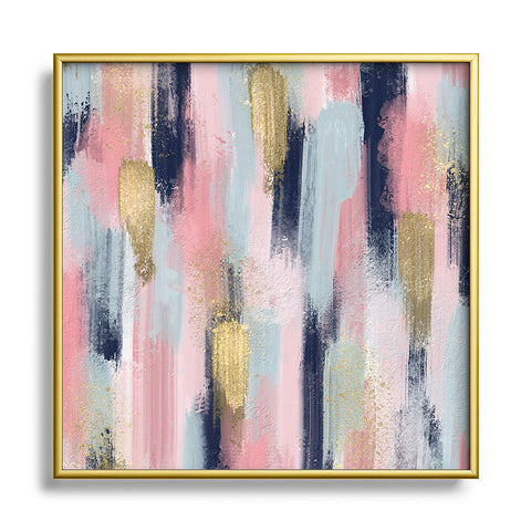 Emanuela Carratoni Festive Colors 2 Square Metal Framed Art Print