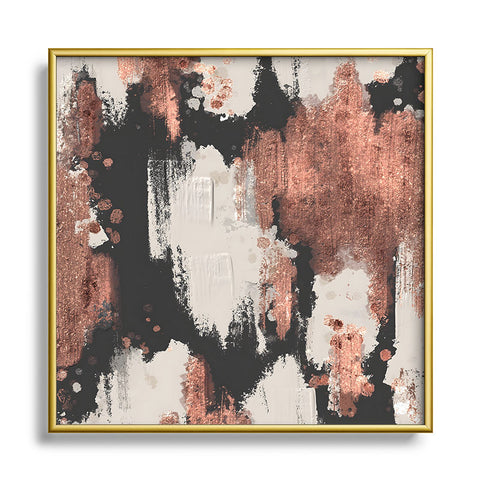 Emanuela Carratoni Festive Colors Square Metal Framed Art Print