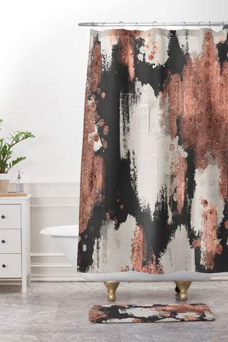 Emanuela Carratoni Festive Colors Shower Curtain And Mat