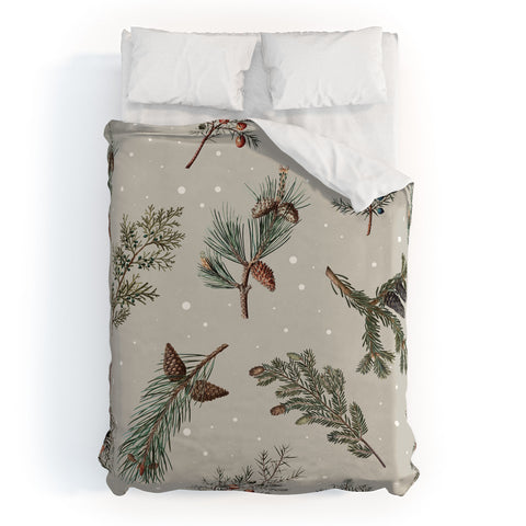 Emanuela Carratoni Festive Forest Duvet Cover