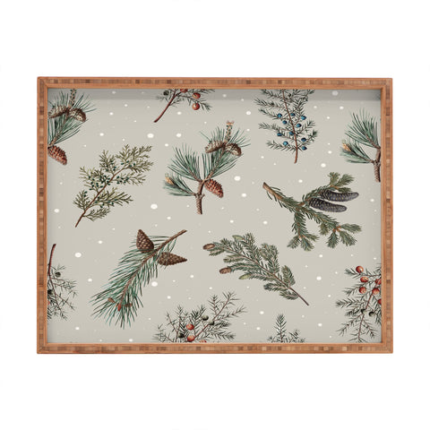 Emanuela Carratoni Festive Forest Rectangular Tray