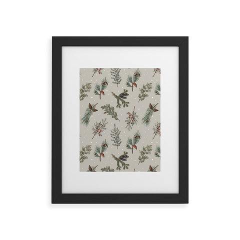 Emanuela Carratoni Festive Forest Framed Art Print