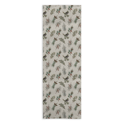 Emanuela Carratoni Festive Forest Yoga Towel