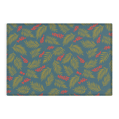 Emanuela Carratoni Festive Mistletoe Outdoor Rug