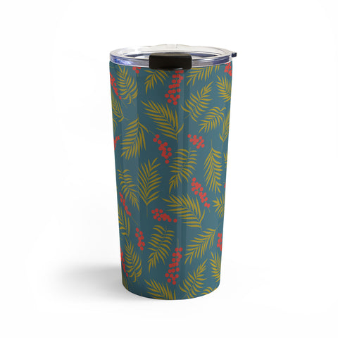 Emanuela Carratoni Festive Mistletoe Travel Mug