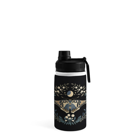 Emanuela Carratoni Floral Moth Water Bottle