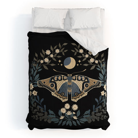 Emanuela Carratoni Floral Moth Comforter