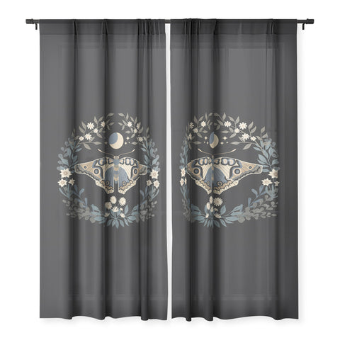 Emanuela Carratoni Floral Moth Sheer Non Repeat