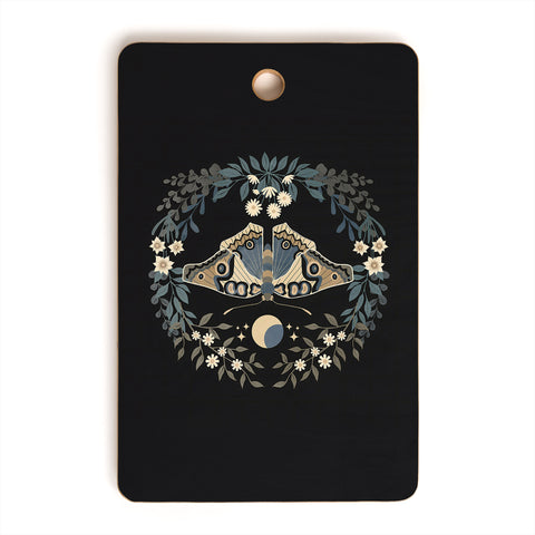 Emanuela Carratoni Floral Moth Cutting Board Rectangle