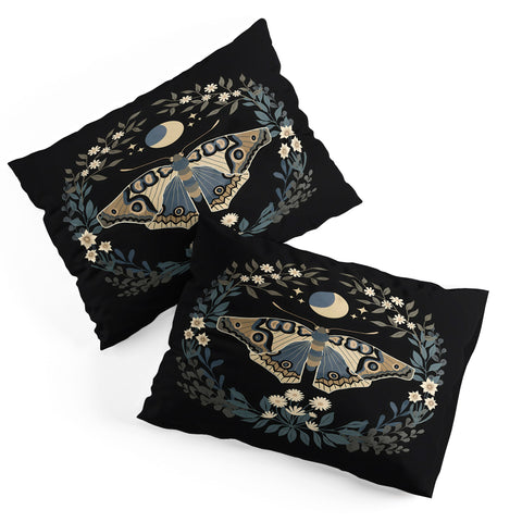 Emanuela Carratoni Floral Moth Pillow Shams