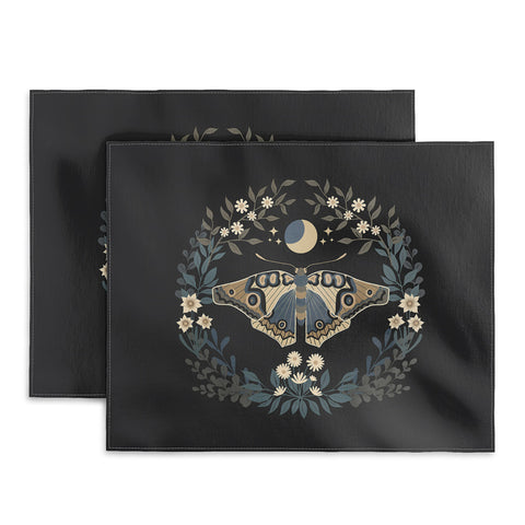 Emanuela Carratoni Floral Moth Placemat