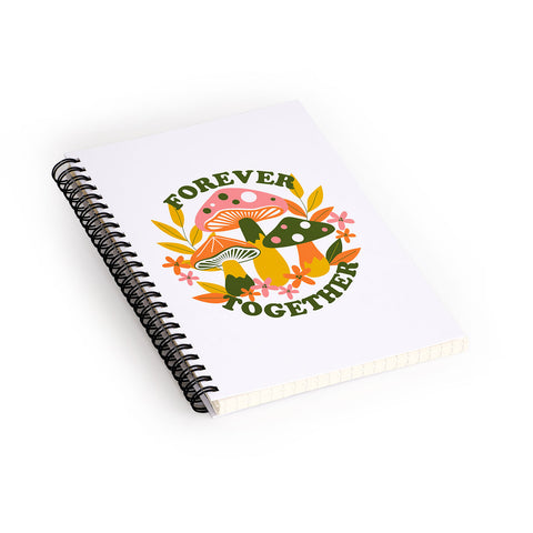 Emanuela Carratoni Forever Together Spiral Notebook