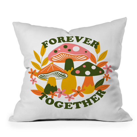 Emanuela Carratoni Forever Together Outdoor Throw Pillow