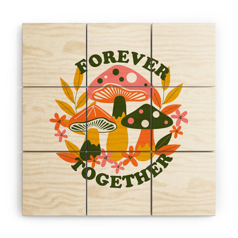 Emanuela Carratoni Forever Together Wood Wall Mural