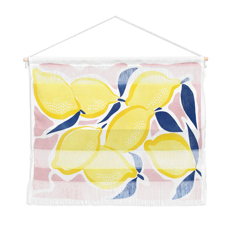 Emanuela Carratoni Fresh Lemons Wall Hanging Landscape