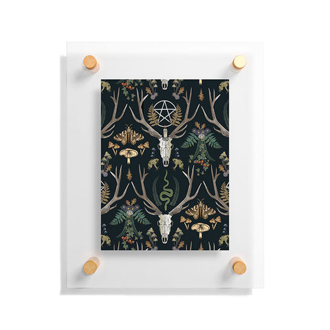 Emanuela Carratoni Full Moon Forest Floating Acrylic Print