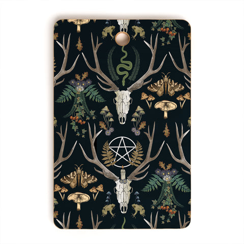 Emanuela Carratoni Full Moon Forest Cutting Board Rectangle