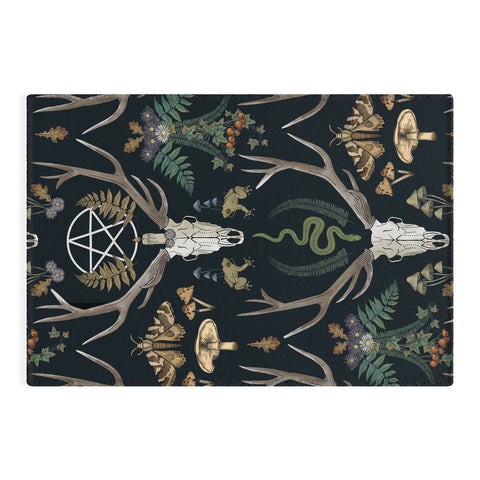 Emanuela Carratoni Full Moon Forest Outdoor Rug