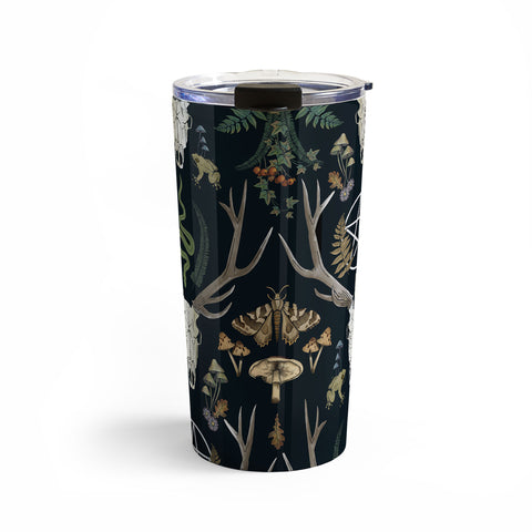 Emanuela Carratoni Full Moon Forest Travel Mug