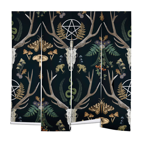 Emanuela Carratoni Full Moon Forest Wall Mural