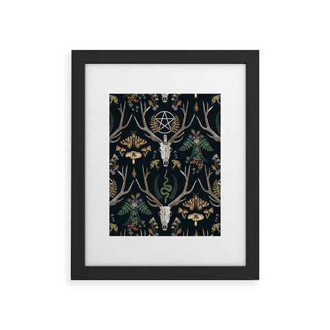 Emanuela Carratoni Full Moon Forest Framed Art Print