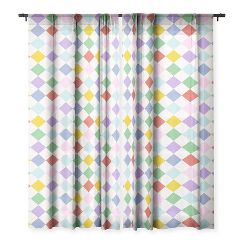 Emanuela Carratoni Funky Geometric Theme Sheer Non Repeat