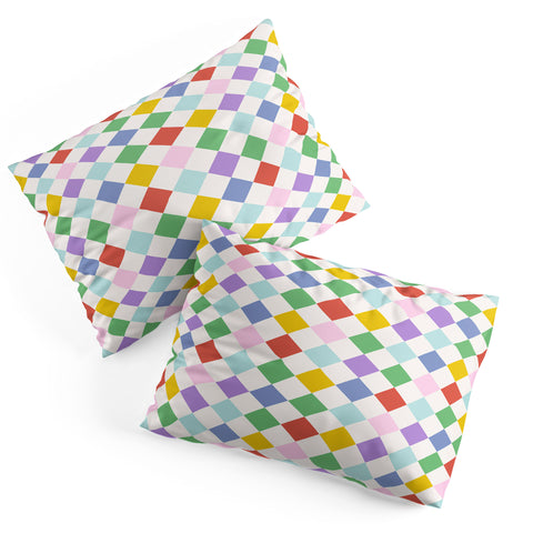 Emanuela Carratoni Funky Geometric Theme Pillow Shams