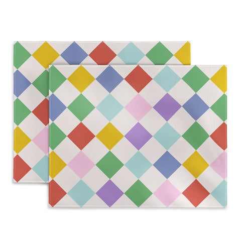 Emanuela Carratoni Funky Geometric Theme Placemat