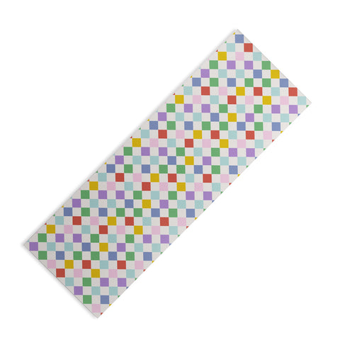 Emanuela Carratoni Funky Geometric Theme Yoga Mat