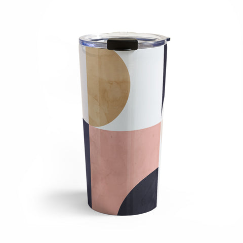 Emanuela Carratoni Geometric Moontime II Travel Mug