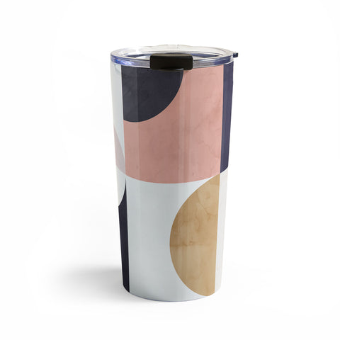 Emanuela Carratoni Geometric Moontime Travel Mug