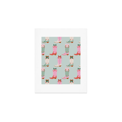 Emanuela Carratoni Girly Boots Art Print