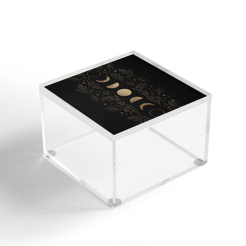 Emanuela Carratoni Gold Moon Phases Acrylic Box