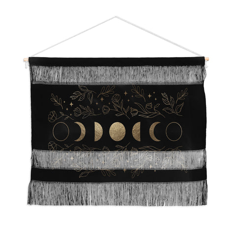 Emanuela Carratoni Gold Moon Phases Wall Hanging Landscape