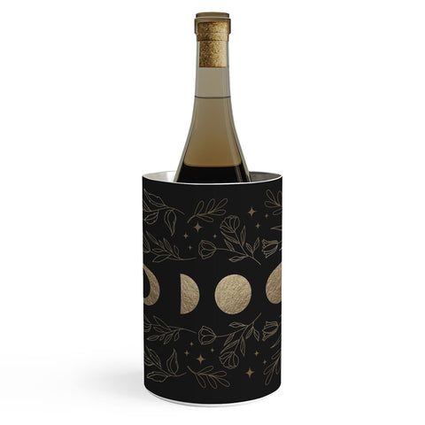 Emanuela Carratoni Gold Moon Phases Wine Chiller