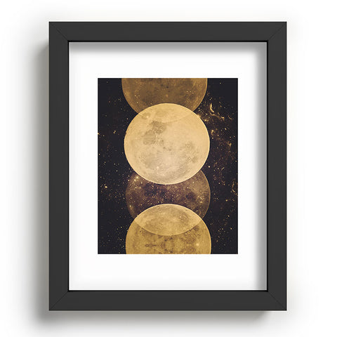 Emanuela Carratoni Golden Moon Phases Recessed Framing Rectangle