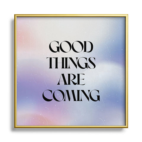 Emanuela Carratoni Good Things Square Metal Framed Art Print