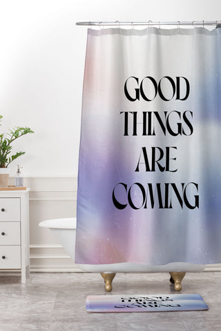 Emanuela Carratoni Good Things Shower Curtain And Mat