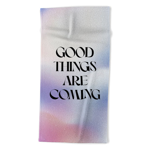 Emanuela Carratoni Good Things Beach Towel
