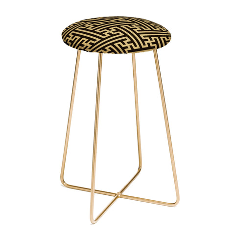 Emanuela Carratoni Greek Geometry Counter Stool