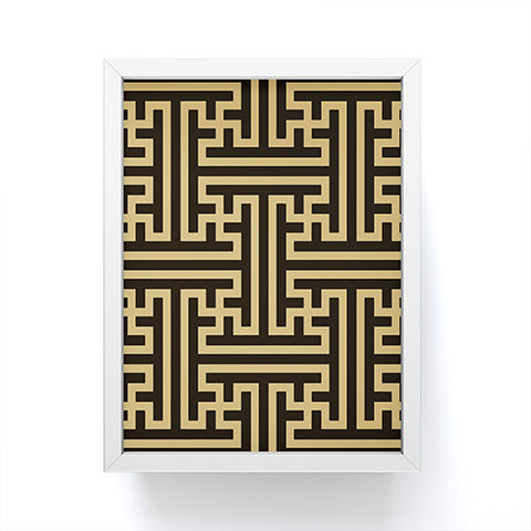 Emanuela Carratoni Greek Geometry Framed Mini Art Print