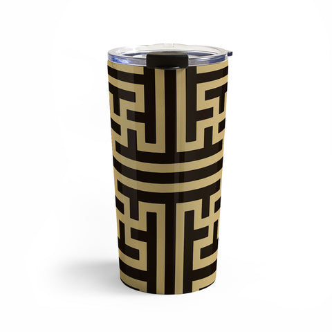 Emanuela Carratoni Greek Geometry Travel Mug