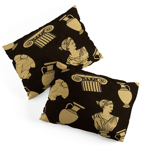 Emanuela Carratoni Greek Theme Pillow Shams
