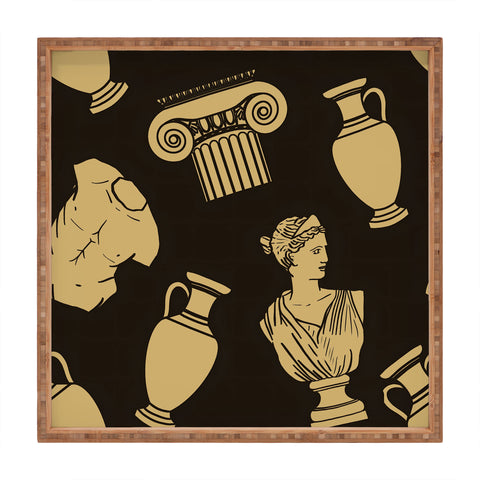 Emanuela Carratoni Greek Theme Square Tray