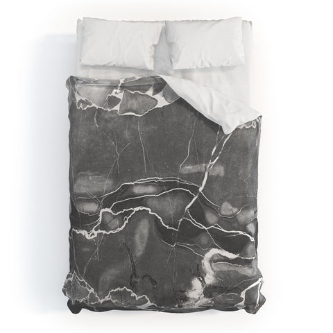 Emanuela Carratoni Grey Marble Duvet Cover